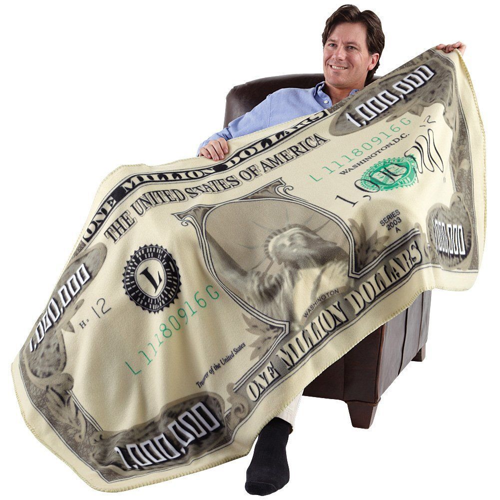 Одеяло с деньгами