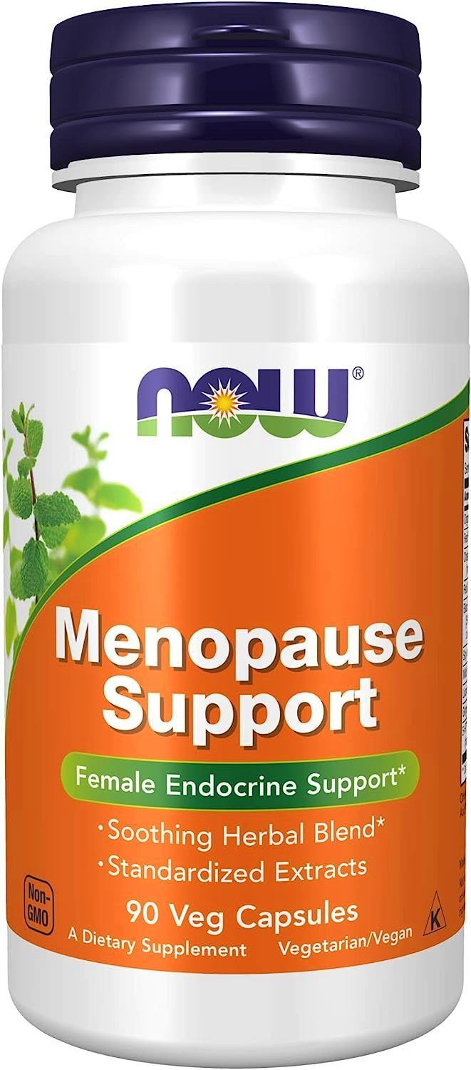 NOWMenopauseSupport90Veg.Caps/МенопаузаСаппорт90капсулNOWСША/Комплексдляженщинприпроявленияхклимакса,менопаузы,приливах