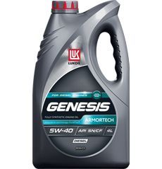 ЛУКОЙЛ(LUKOIL)GENESISARMORTECHDIESEL5W-40Масломоторное,Синтетическое,4л