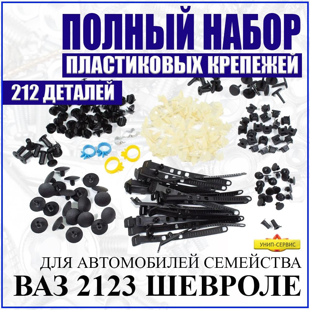 Клипсы Автомобильные Нива – купить в интернет-магазине OZON по низкой цене