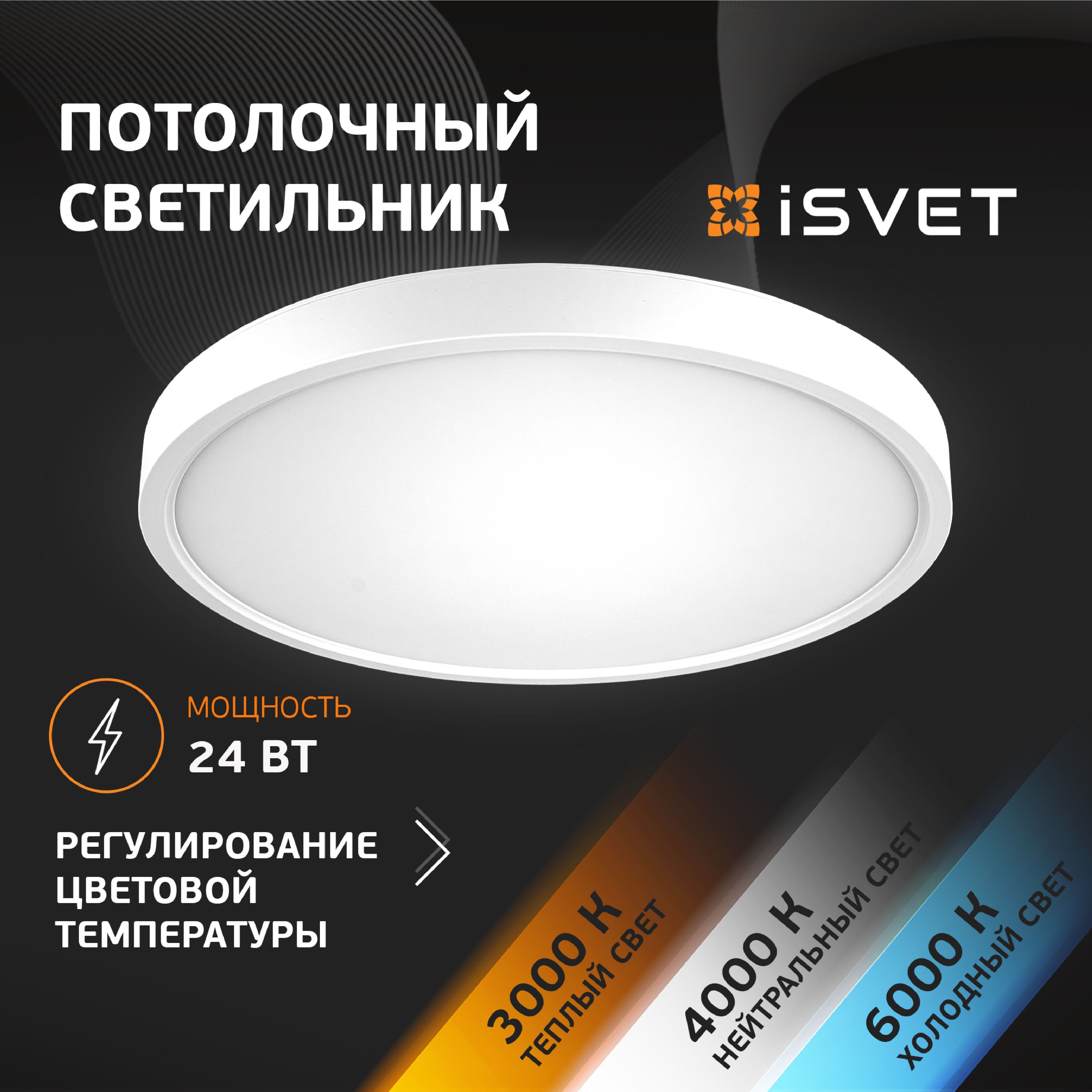 Настенно-потолочный светодиодный светильник TDM Electric Кружево LED СПС 06 SQ0329-0188