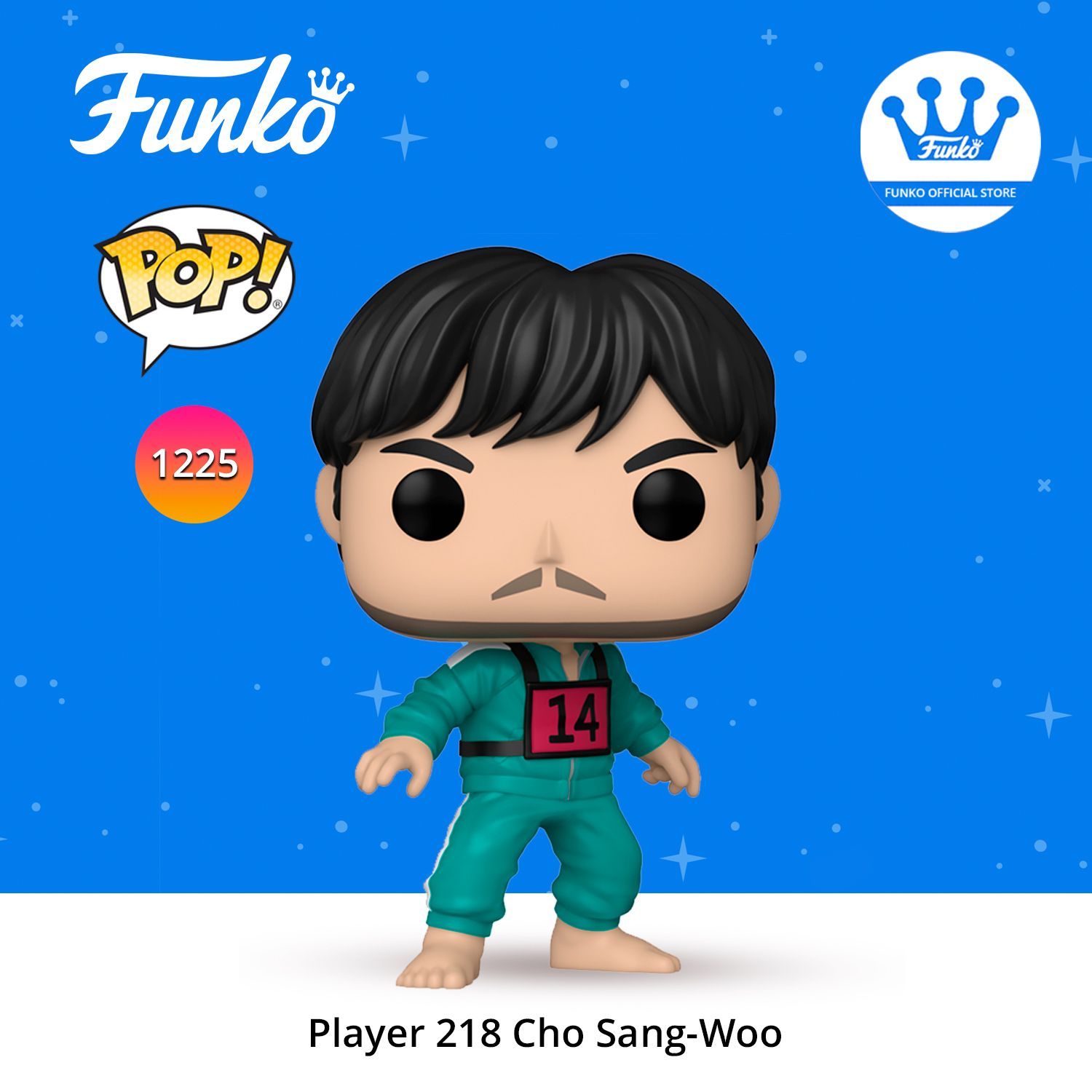 Фигурка Funko POP! TV Squid Game Player 218 Cho Sang-Woo/ Фанко ПОП по  мотивам сериала Игра в Кальмара - купить с доставкой по выгодным ценам в  интернет-магазине OZON (533023330)