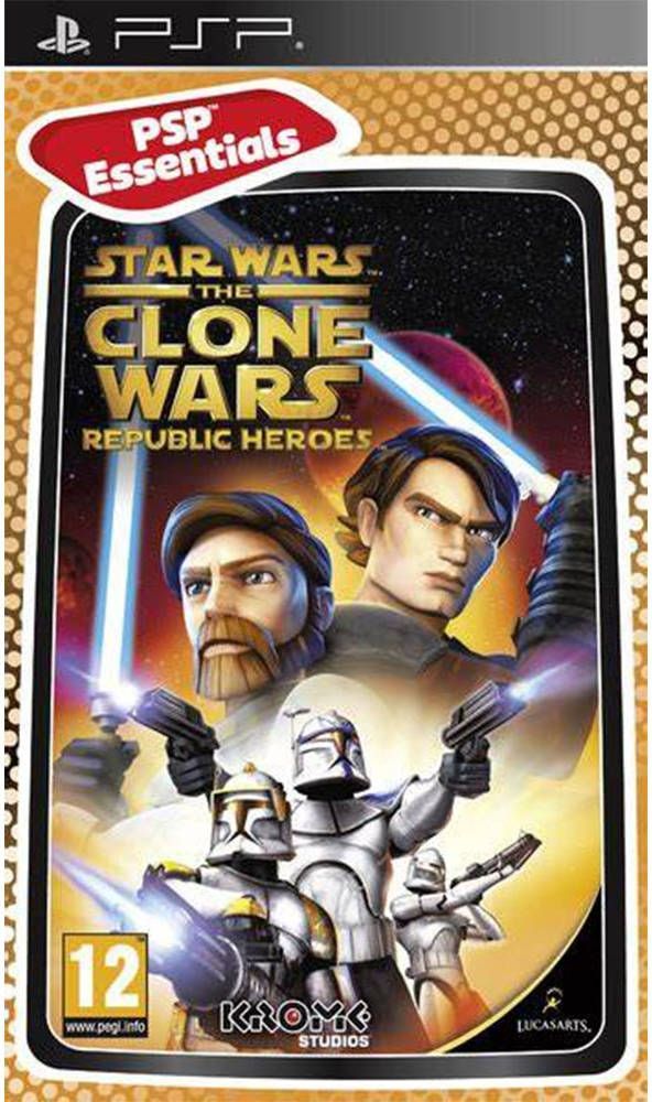 Игра Star Wars The Clone Wars Republic Heroes (PlayStation Portable (PSP), Английская версия)