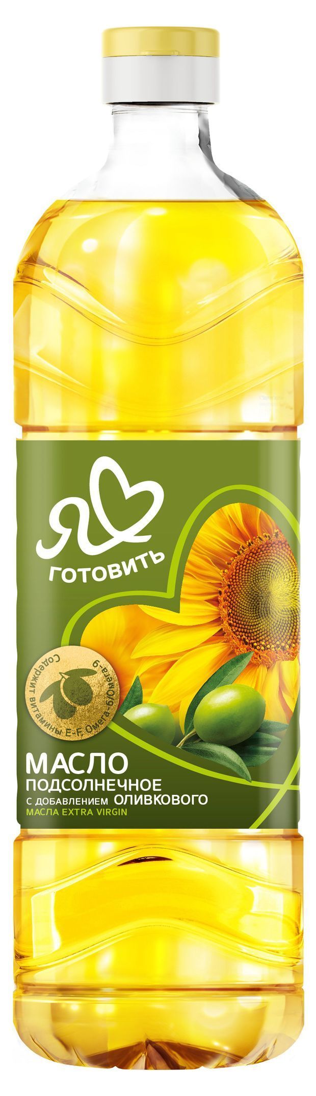 Масло подсолнечное Я люблю готовить с добавлением оливкового ...