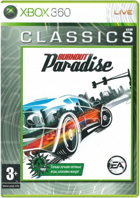 Игра Burnout Paradise (XBox 360, Xbox One, Английская версия)