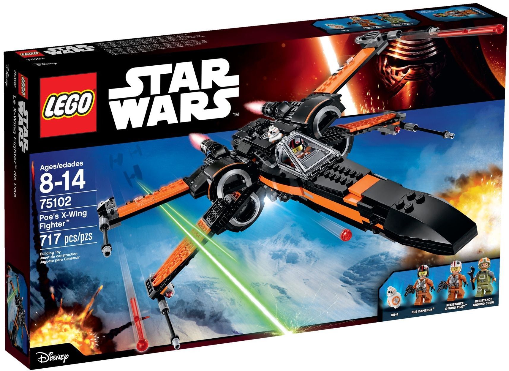 Star wars lego poe dameron sale