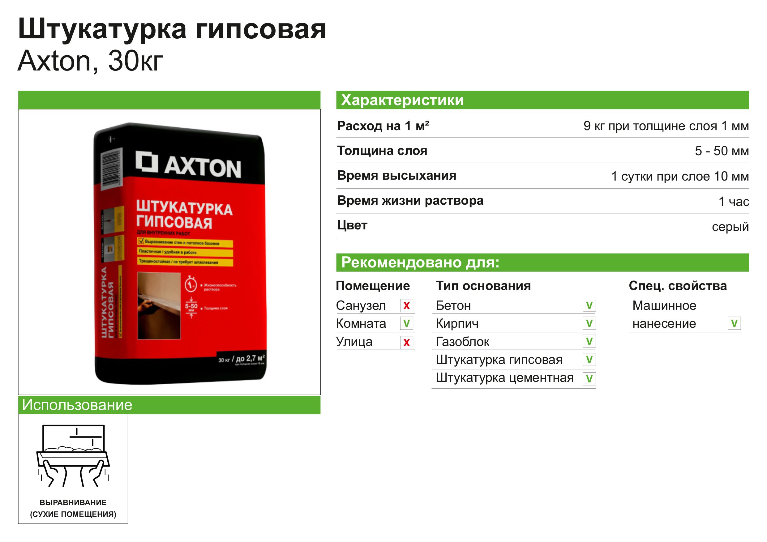 Купить Axton 25 Кг