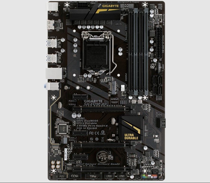 Материнская плата Socket 1151 v1 GIGABYTE GA-Z270P-D3