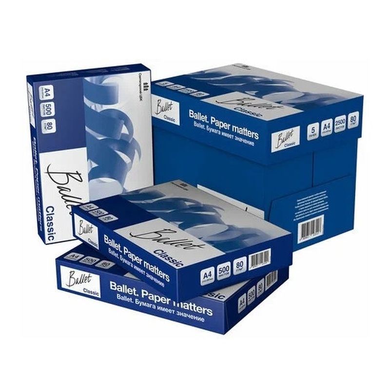 Ballet a4 classic 80 г/м². Ballet classic (а4, марка в, 80 г/кв. Бумага для офисной техники classic. В магазине продается офисная бумага балет. Бумага "ballet premier" а4, 80г/м2, 500л.