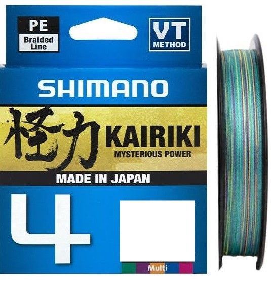 ШнурплетеныйShimanoKairikiX4150m#2.5(0.215mm/16.7kg)Multicolor