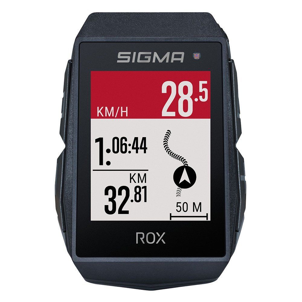 Велокомпьютер ROX 11.1 EVO 150 функций, GPS, BLUETOOTH (Android, IOS) черный SIGMA NEW