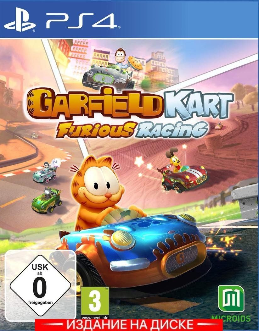 Игра Garfield Kart Furious Racing (PlayStation 4, Английская версия)