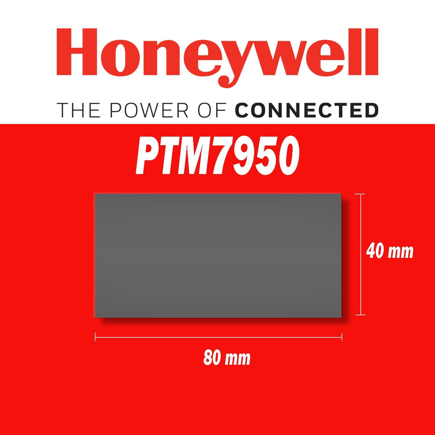 ТермопастаHoneywellptm7950сфазовымпереходом40*80mm