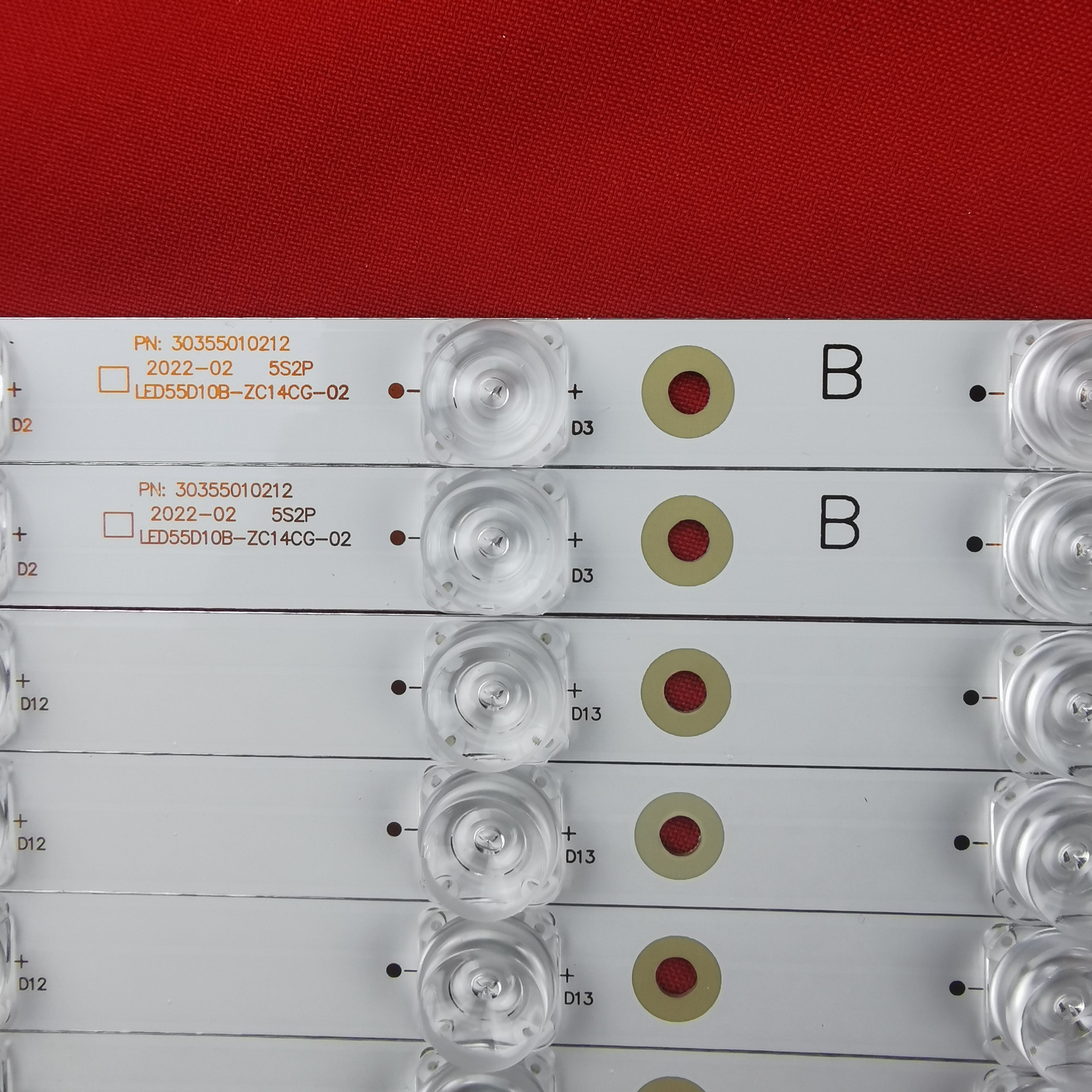 Подсветка для TELEFUNKEN TF-LED55S37T2SU; ERISSON 55ULES76T2; KIVI 55UX10S; HAIER LS55H310G; LED55D10A-ZC14AG-01; LED55D10B-ZC14AG-01