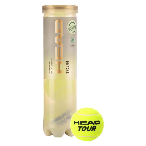 Теннисные мячи Head Tour 4 Ball (4 мяча)