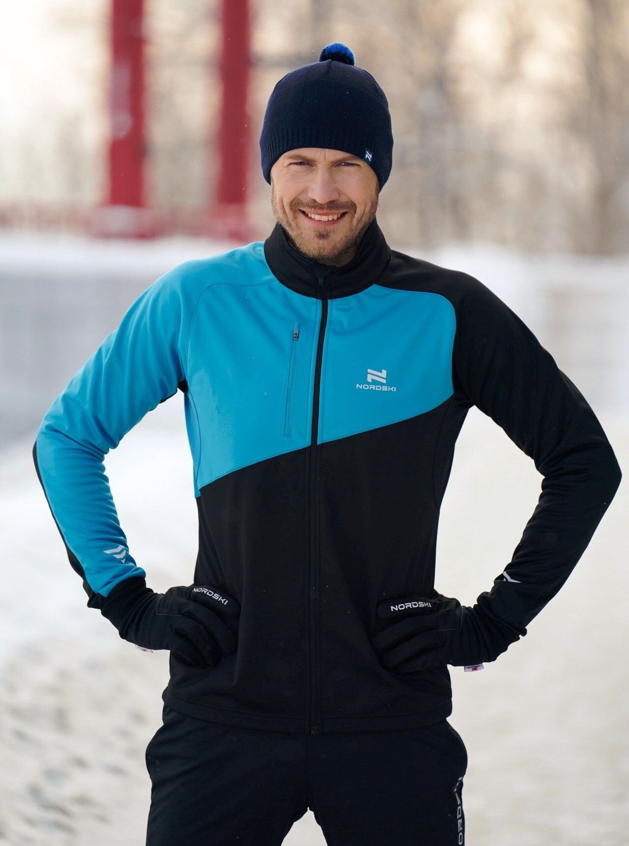 Разминочная куртка Nordski Active Black