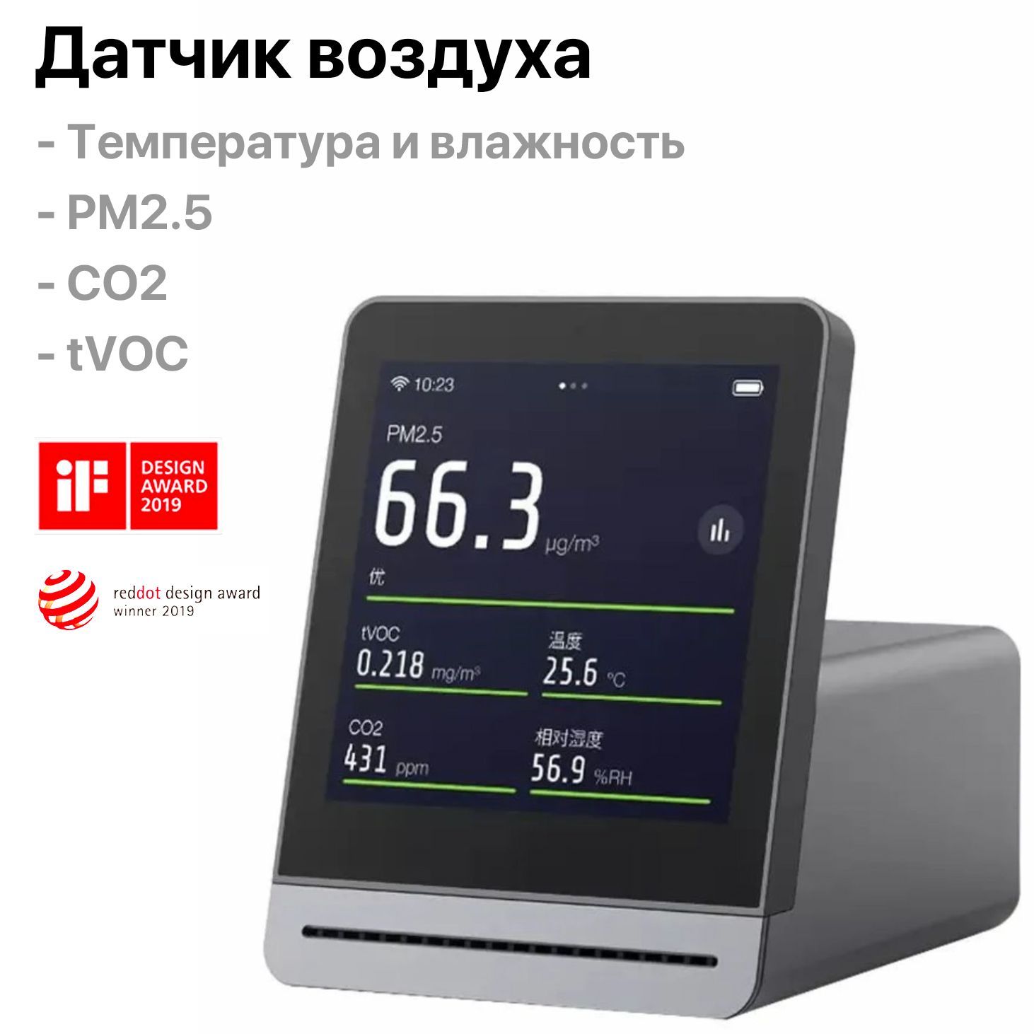 датчик co2 для дома xiaomi (94) фото