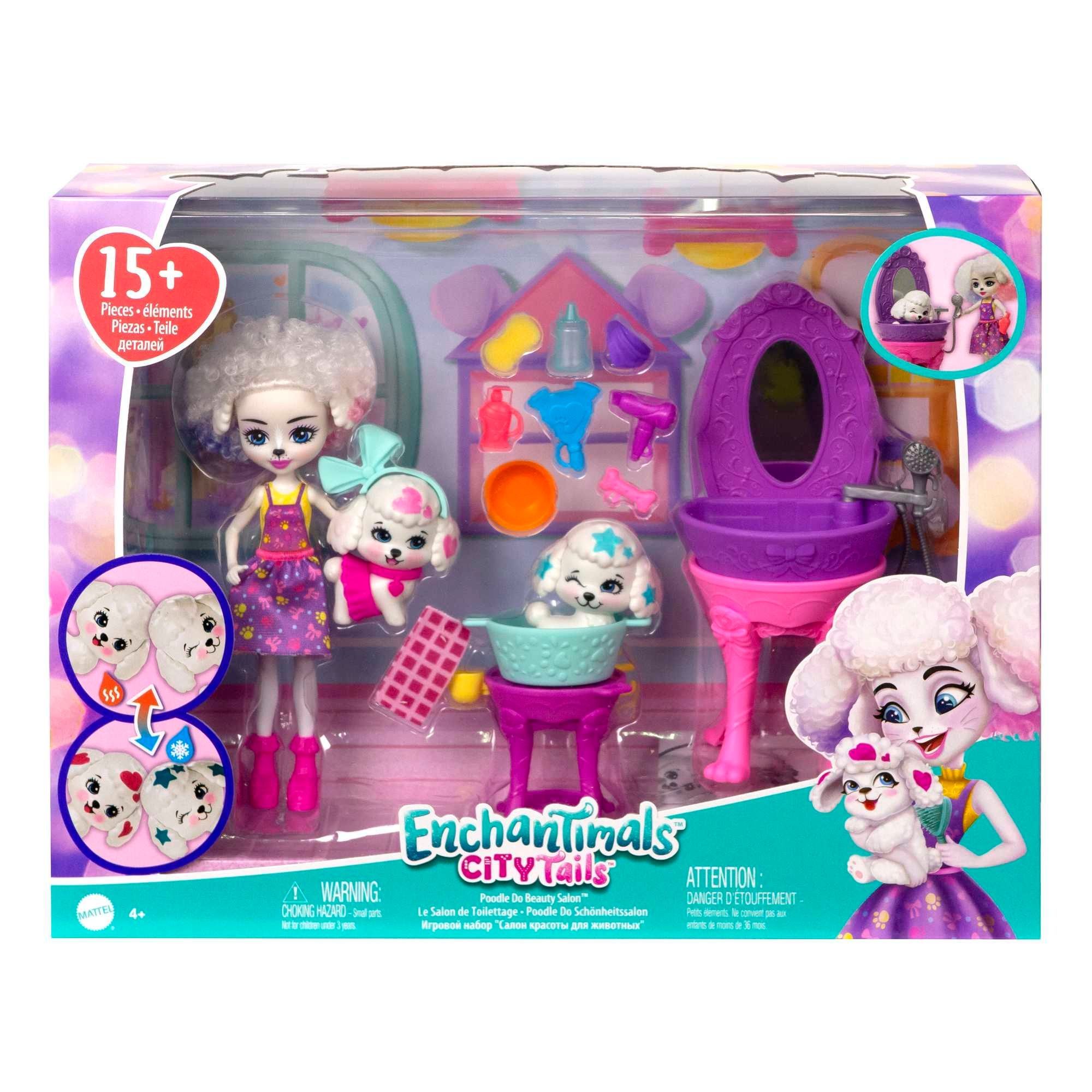 Игровой набор Mattel Enchantimals Салон красоты HHC20 - купить с доставкой  по выгодным ценам в интернет-магазине OZON (1120770810)