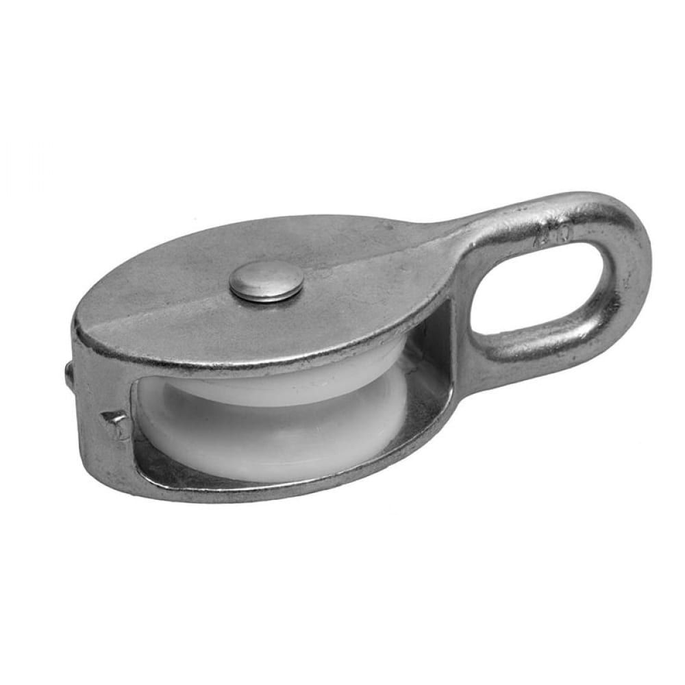 Одинарный блок для троса Tech-Krep оцинк. нейлон.шкив 30мм 125327