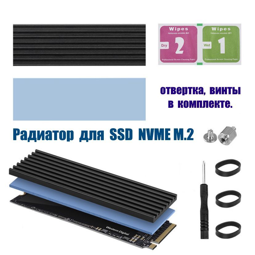 Радиатор для SSD M.2 2280