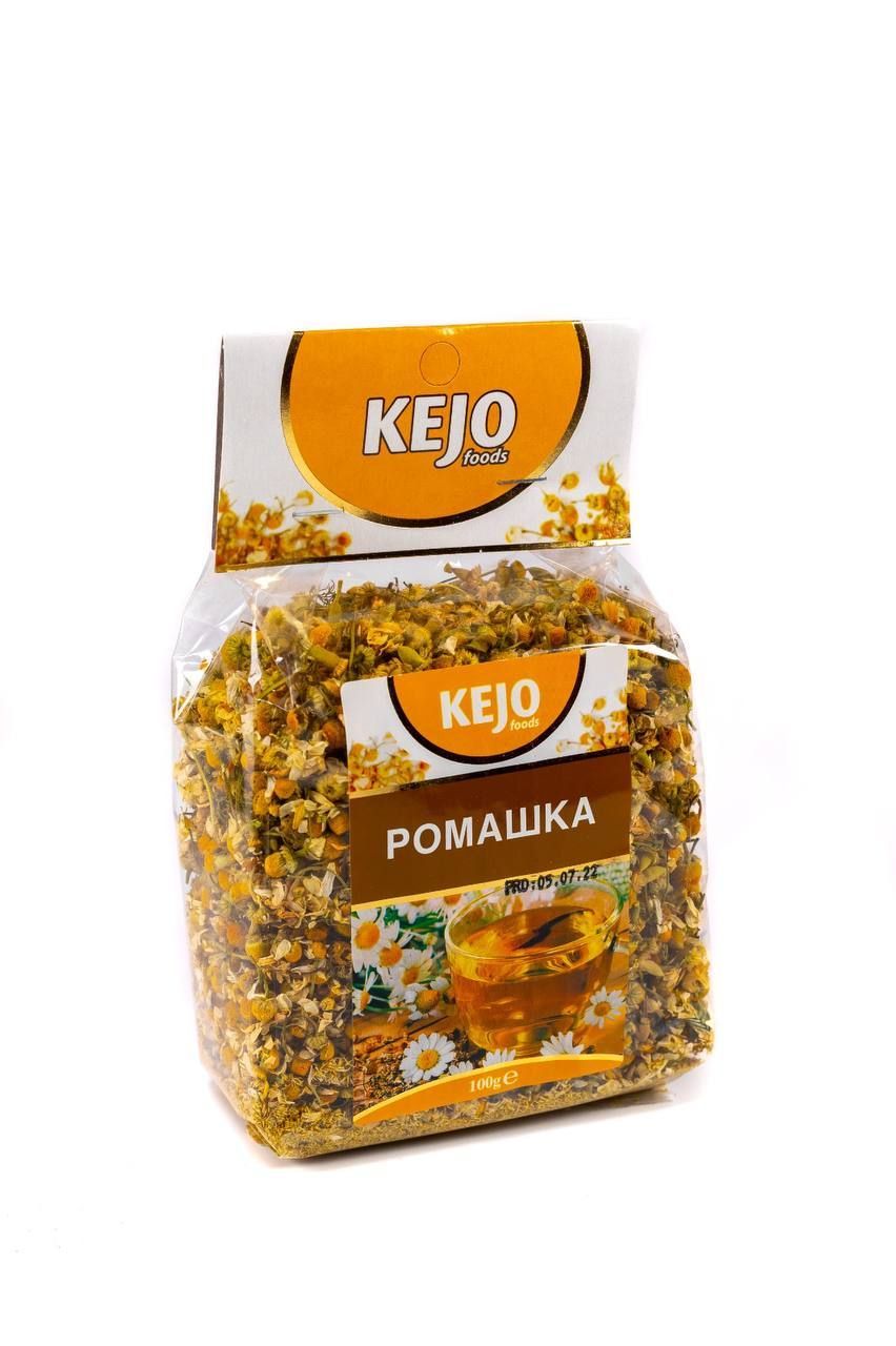 Травяной сбор ромашка цветки сушеные для чая 100г KEJOfoods