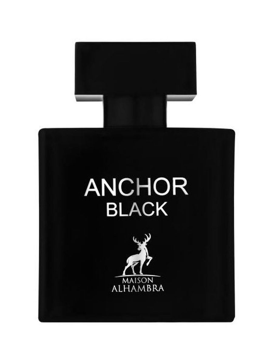 Alhambra Anchor Black Парфюмерная вода мужская древесная с ароматом ветивера, 100 мл