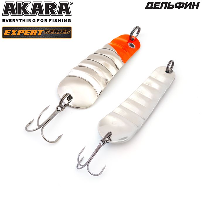 Блесна колеб. Akara Expert Дельфин 60 мм 14 гр. 3/SIL