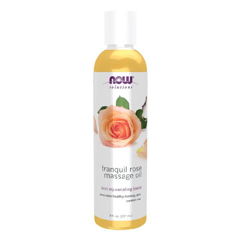 NOW FOODS Массажное масло Tranquil Rose Massage Oil 237 мл