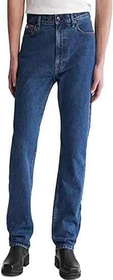 Calvin klein straight 2024 slim jeans