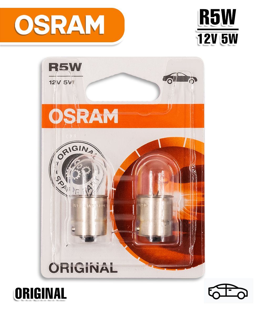 Лампа Osram 5007-02B R5W 12V 5W BA15s ORIGINAL LINE