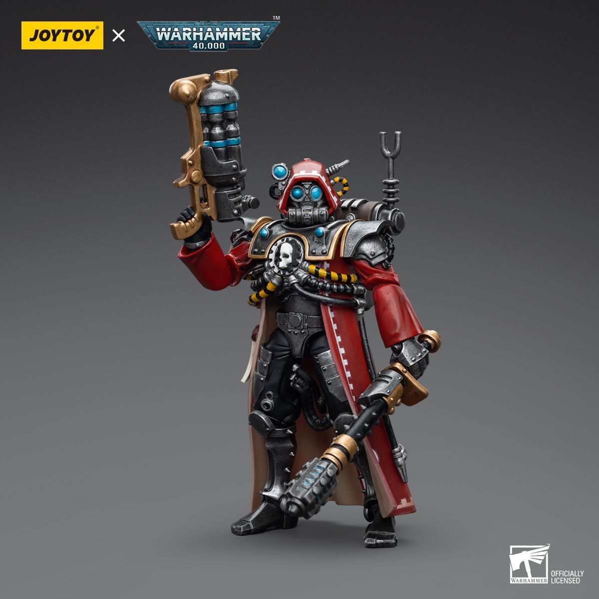 ПодвижнаяфигуркаJOYTOYWarhammer40K1/18ActionFiguresAdeptusMechanicusSkitariiRangerAlpha