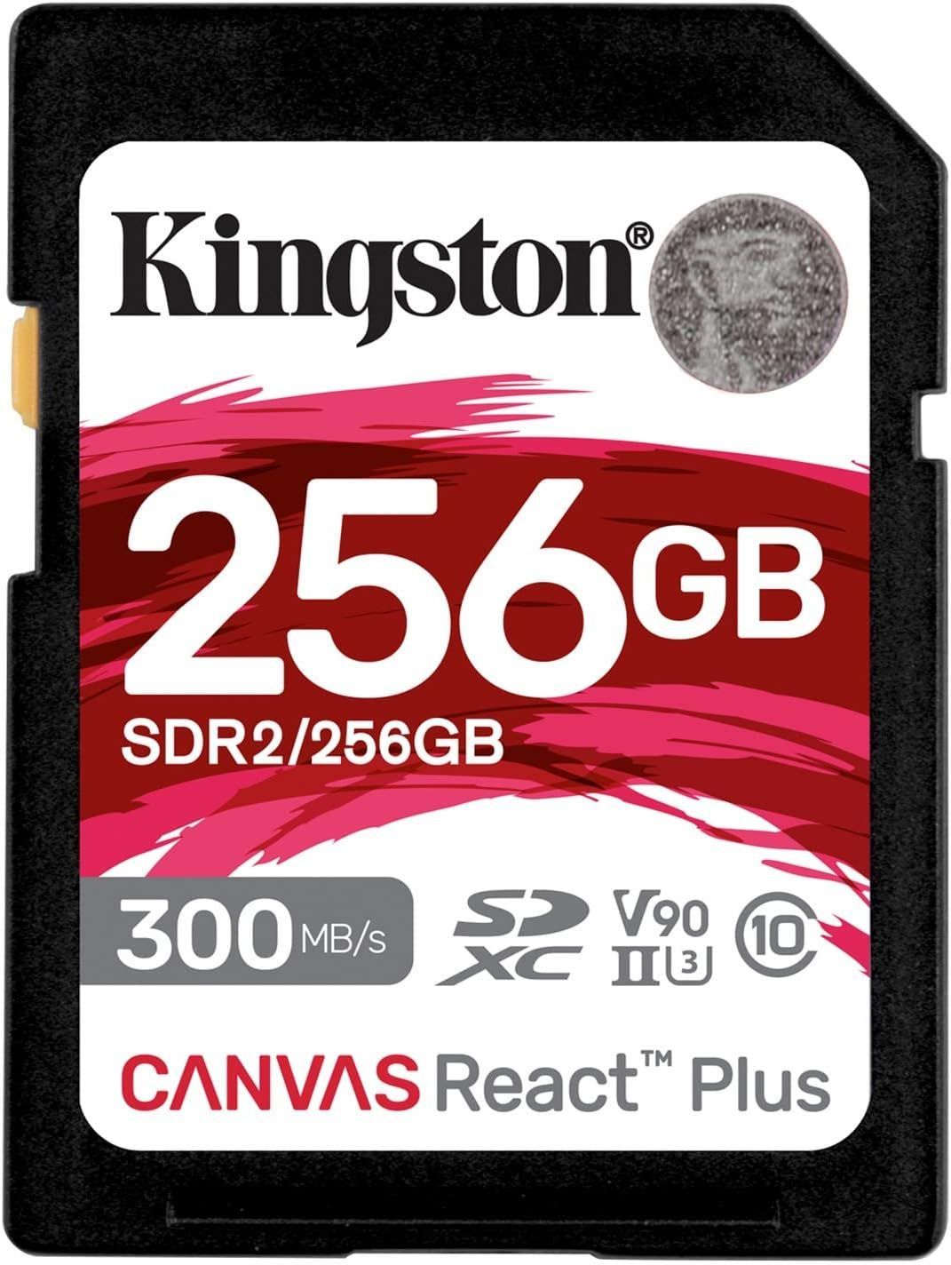 Kingston canvas react plus uhs ii. Kingston 256gb sd. карта памяти кингстон 128 гб. sd-карты uhs-i 256gb. карта памяти кингстон 256.