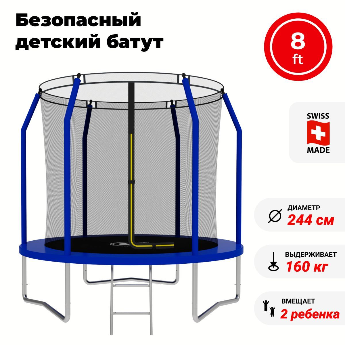 Батут swollen 8 ft. Батут с сеткой swollen 183см. Батут swollen Lite inside. Запчасти для батутов swollen. Основание для батута 244.