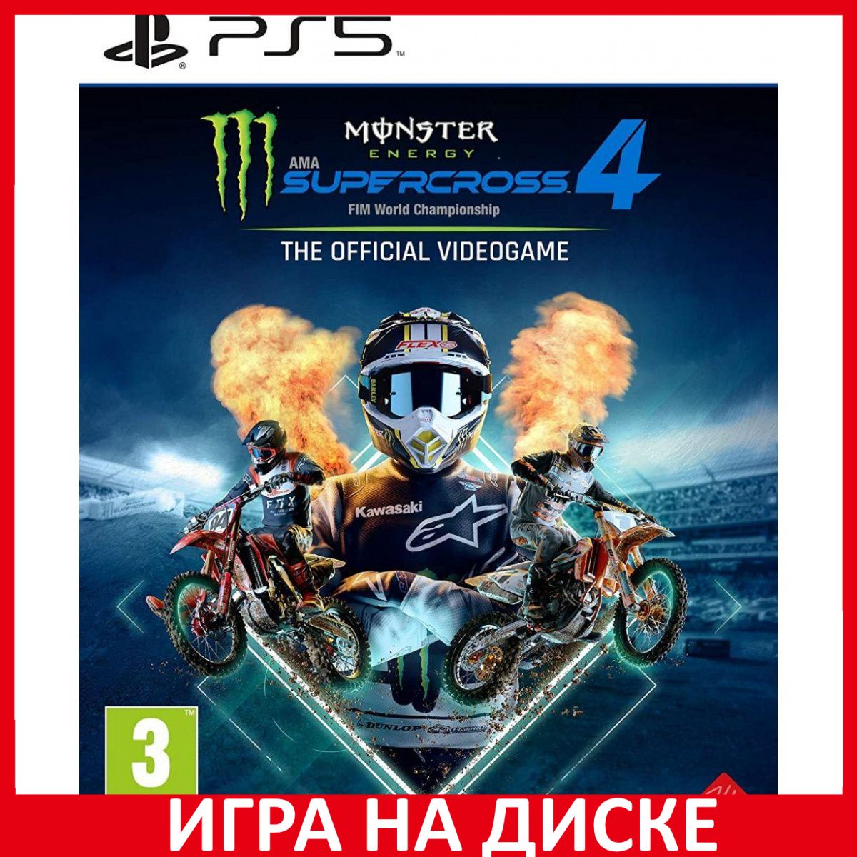 Игра Monster Energy Supercross 4 Th (PlayStation 5, Английская версия)  купить по низкой цене с доставкой в интернет-магазине OZON (420707663)