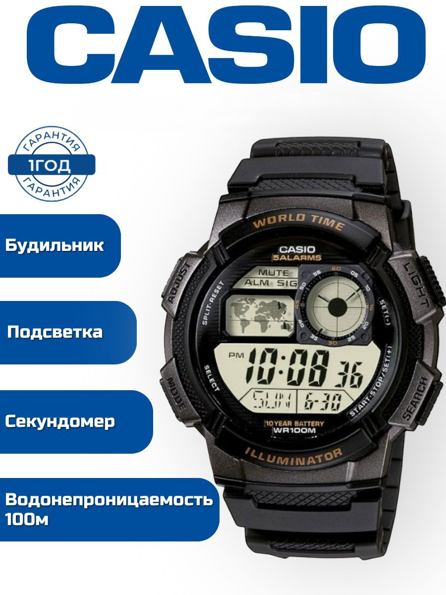 Наручные часы CASIO AE-1000W-1A