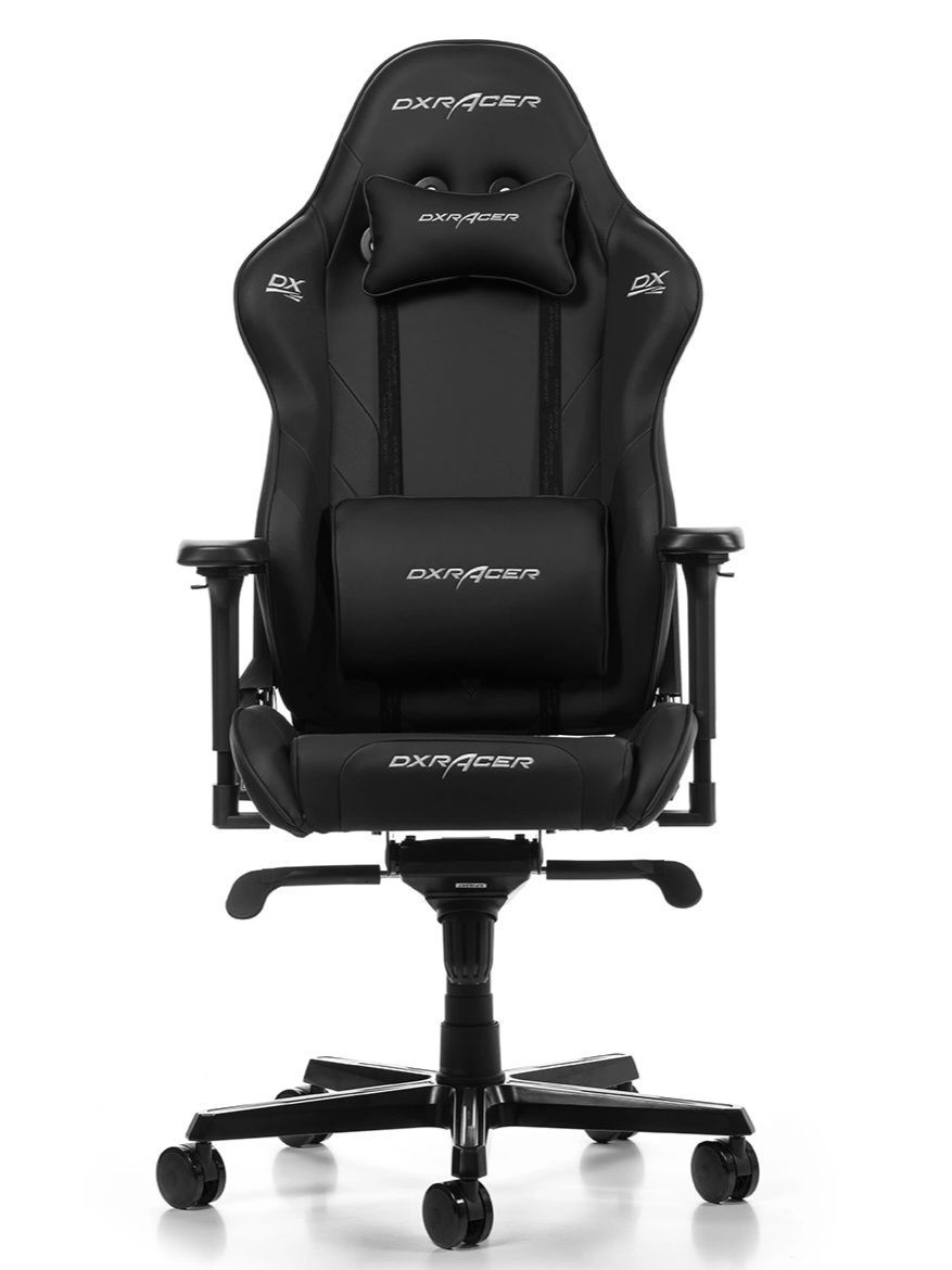 Кресло компьютерное игровое ткань. Компьютерное кресло DXRACER King. DXRACER King Black. Игровой стул DXRACER. DXRACER кресло Black.