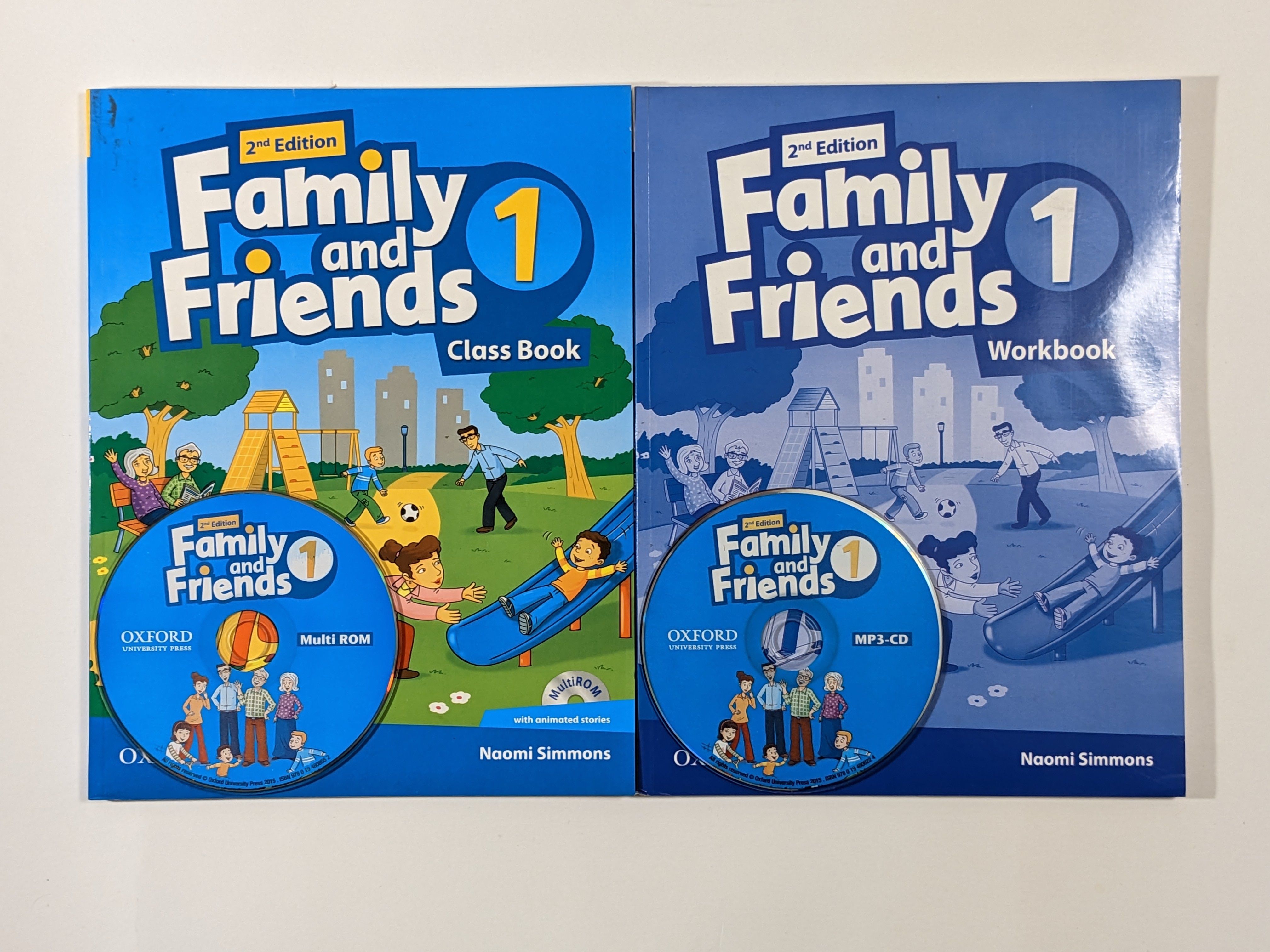 Комплект Family and Friends 1. Class Book + Workbook + DVD | Симмонс Наоми