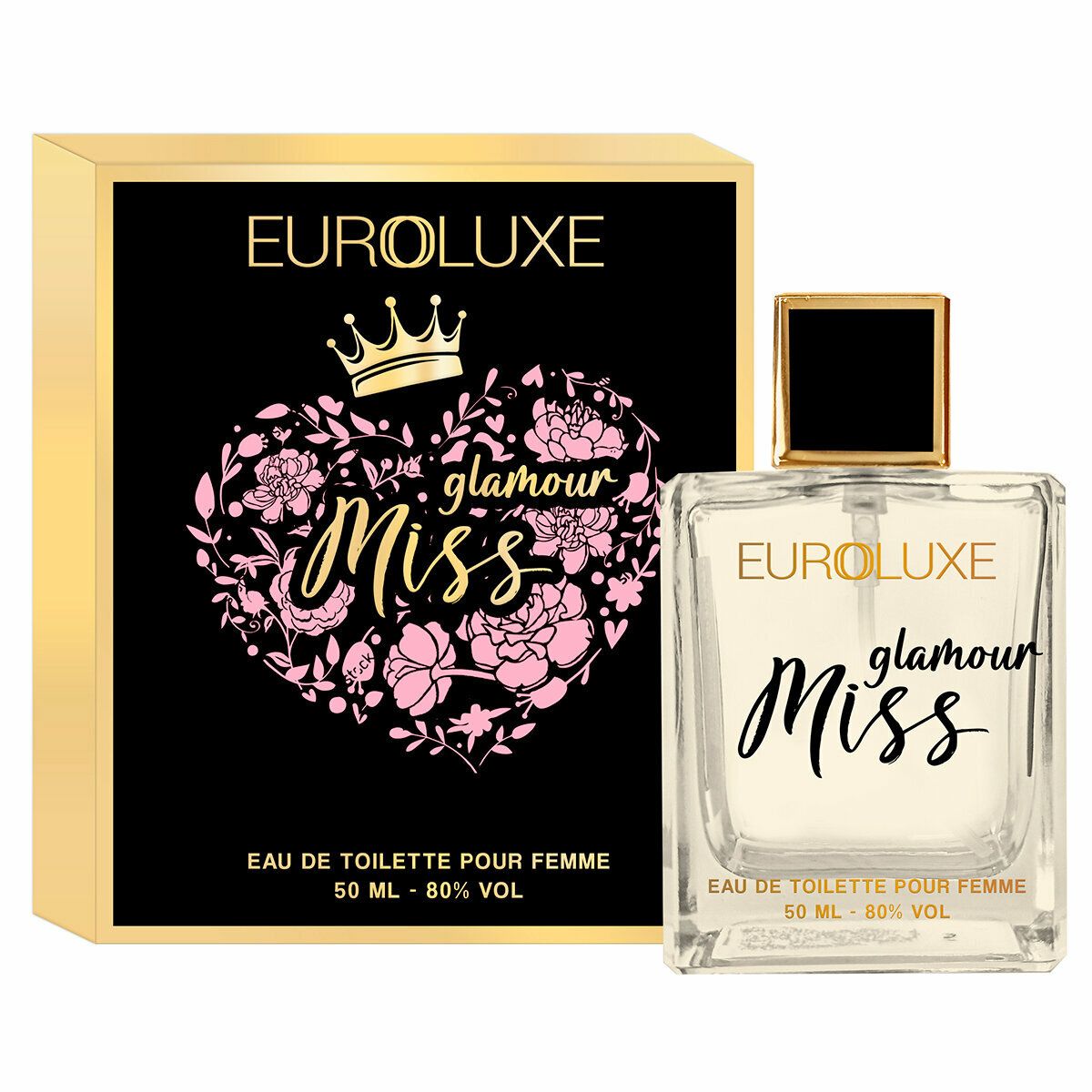 Euroluxe/Туалетная вода Miss Glamour женская 50 мл/ Парфюм женский/Парфюм  женский, парфюм,женский, духи, туалетная вода, парфюмерия, для женщин, ...