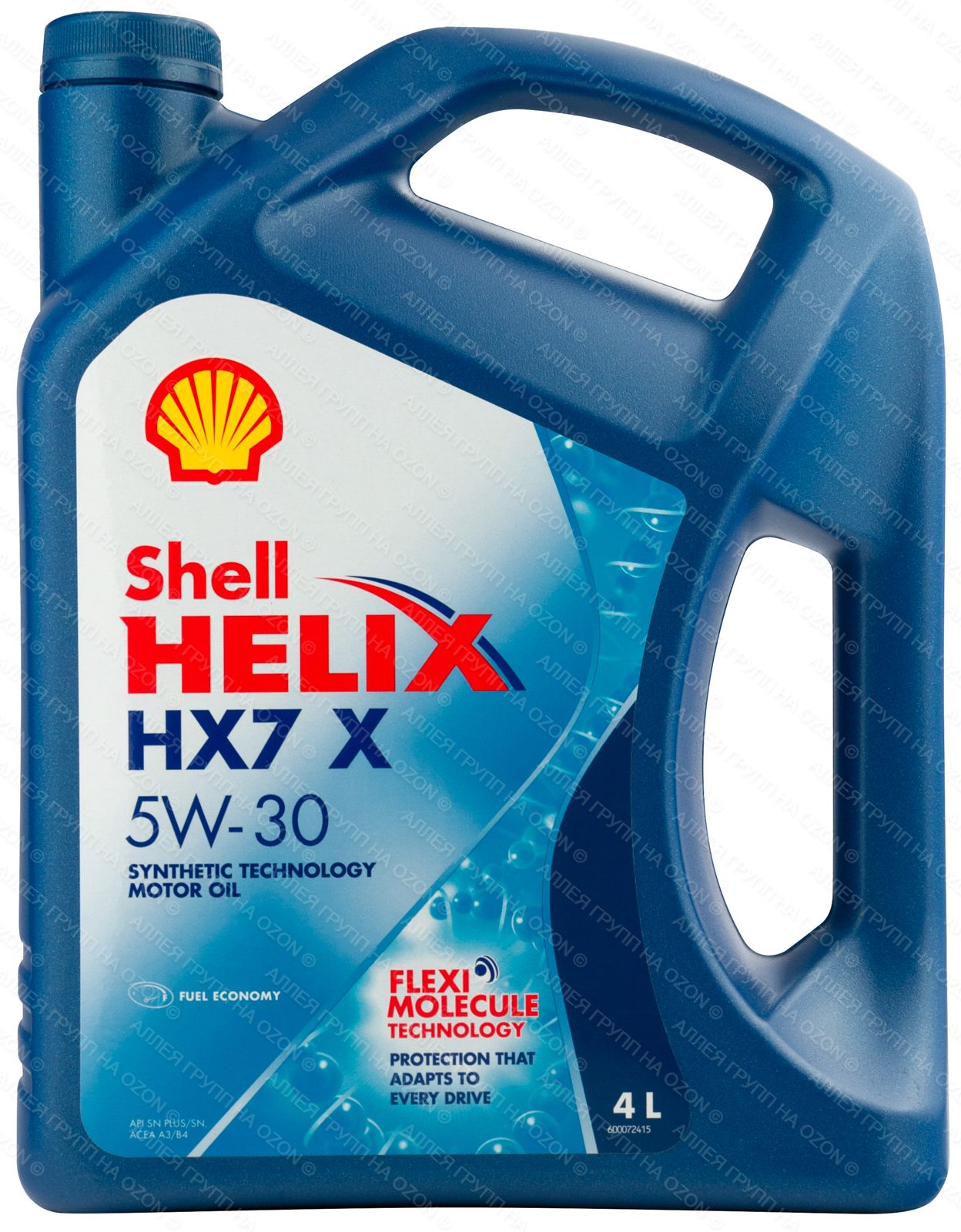 Shell HELIX HX7 5W-30 Масло моторное, Синтетическое, 4 л