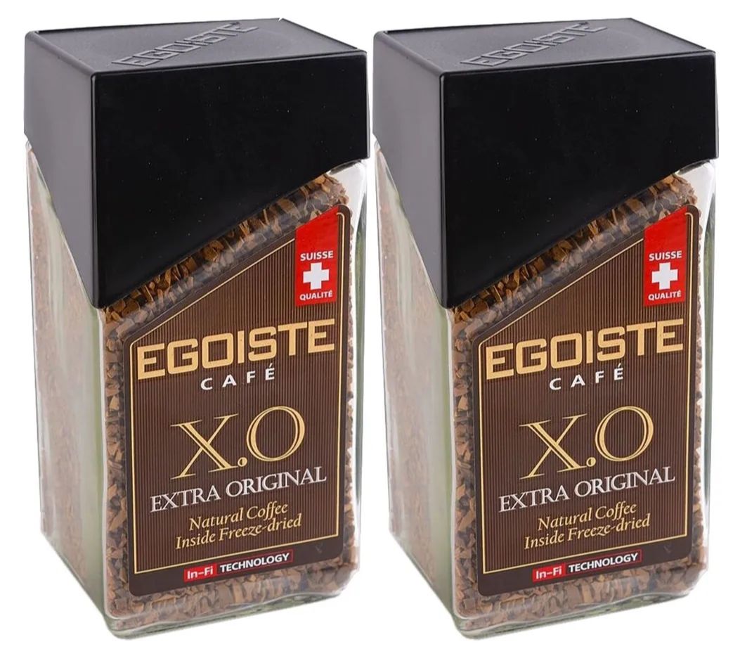 Кофе растворимый EGOISTE X.O., 100 г 2 банки