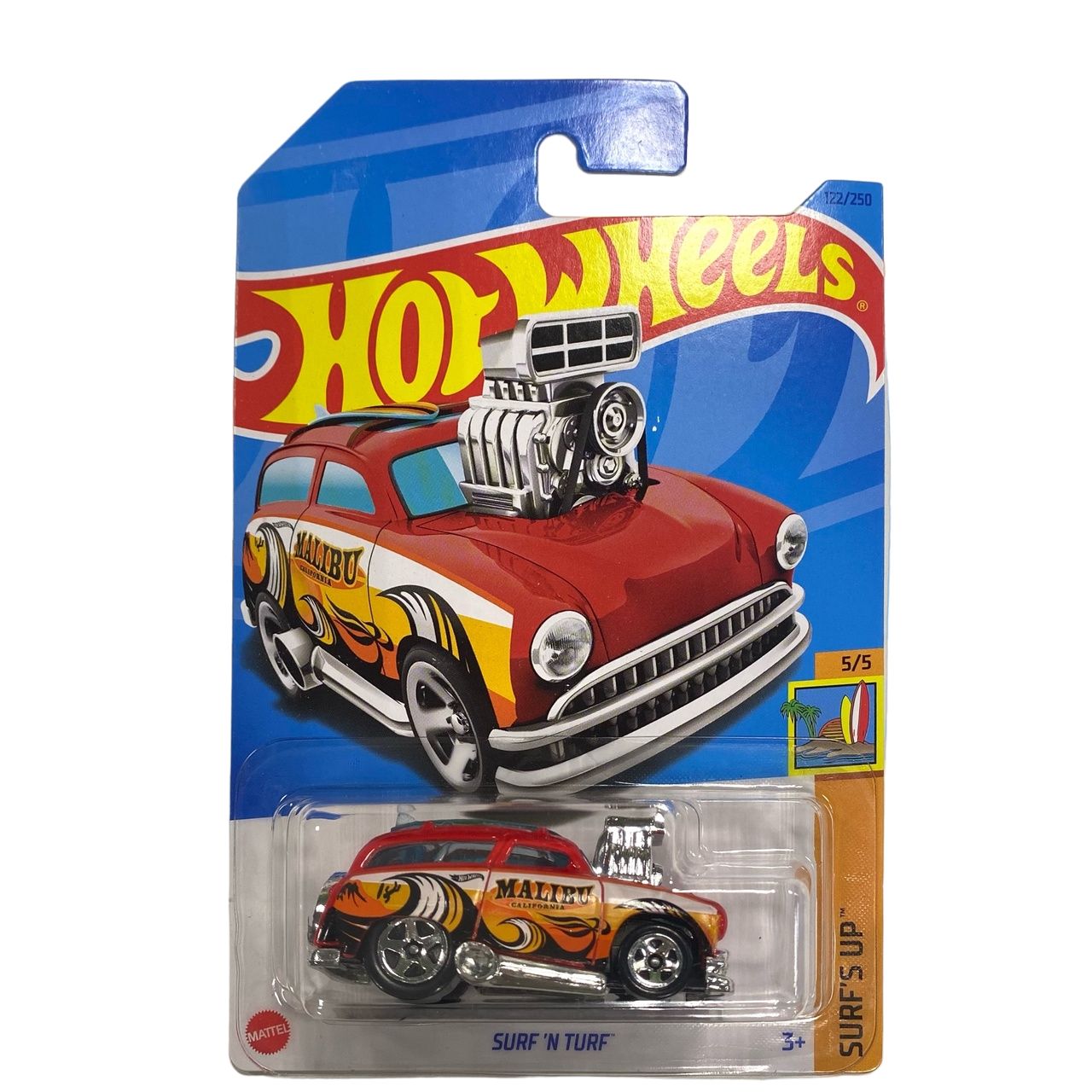 Hot Wheels металлическая машинка, коллекционная в масштабе 1:64 SURF N TURF  - купить с доставкой по выгодным ценам в интернет-магазине OZON (1281275237)