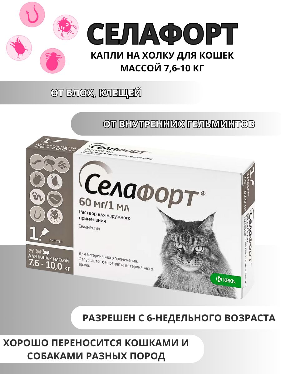 Селафорт инструкция для кошек
