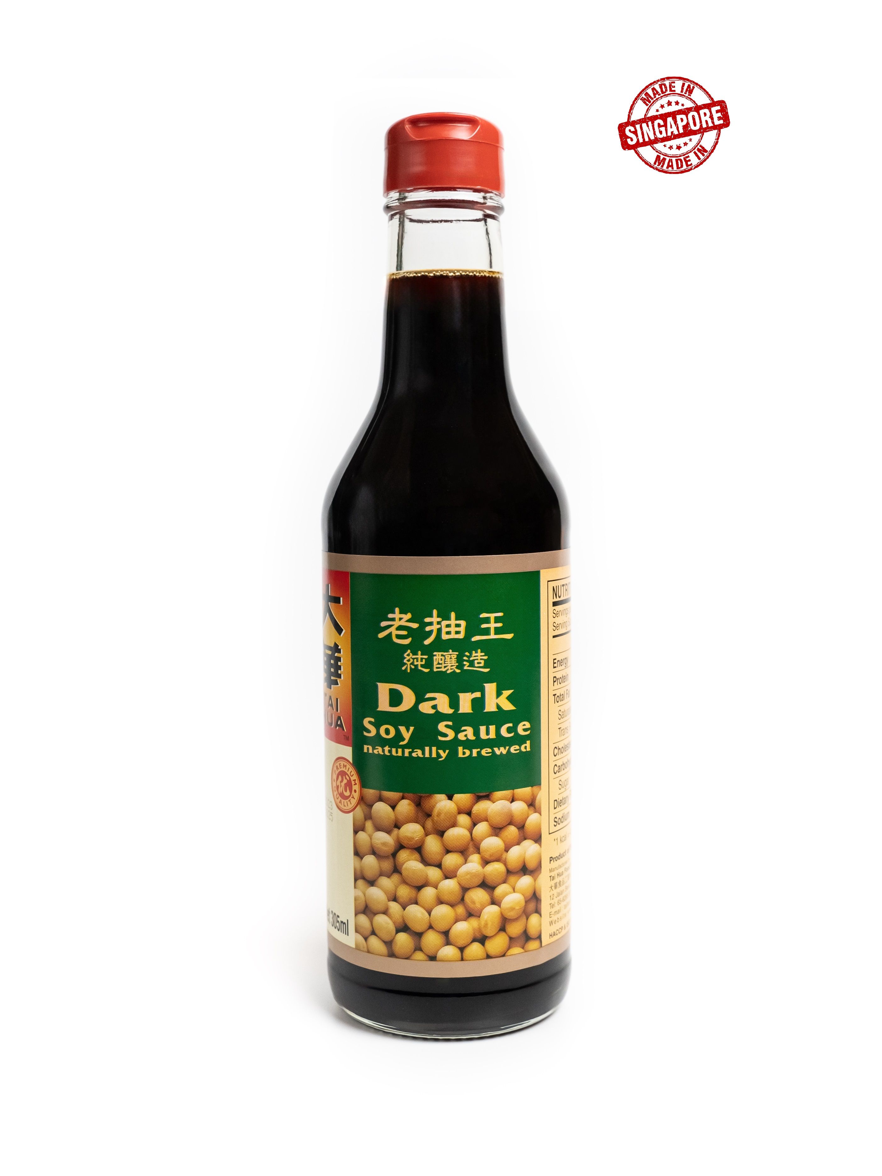 Соевый соус Темный. TAI HUA тм. (Dark Soy Sauce) 305 мл стекло