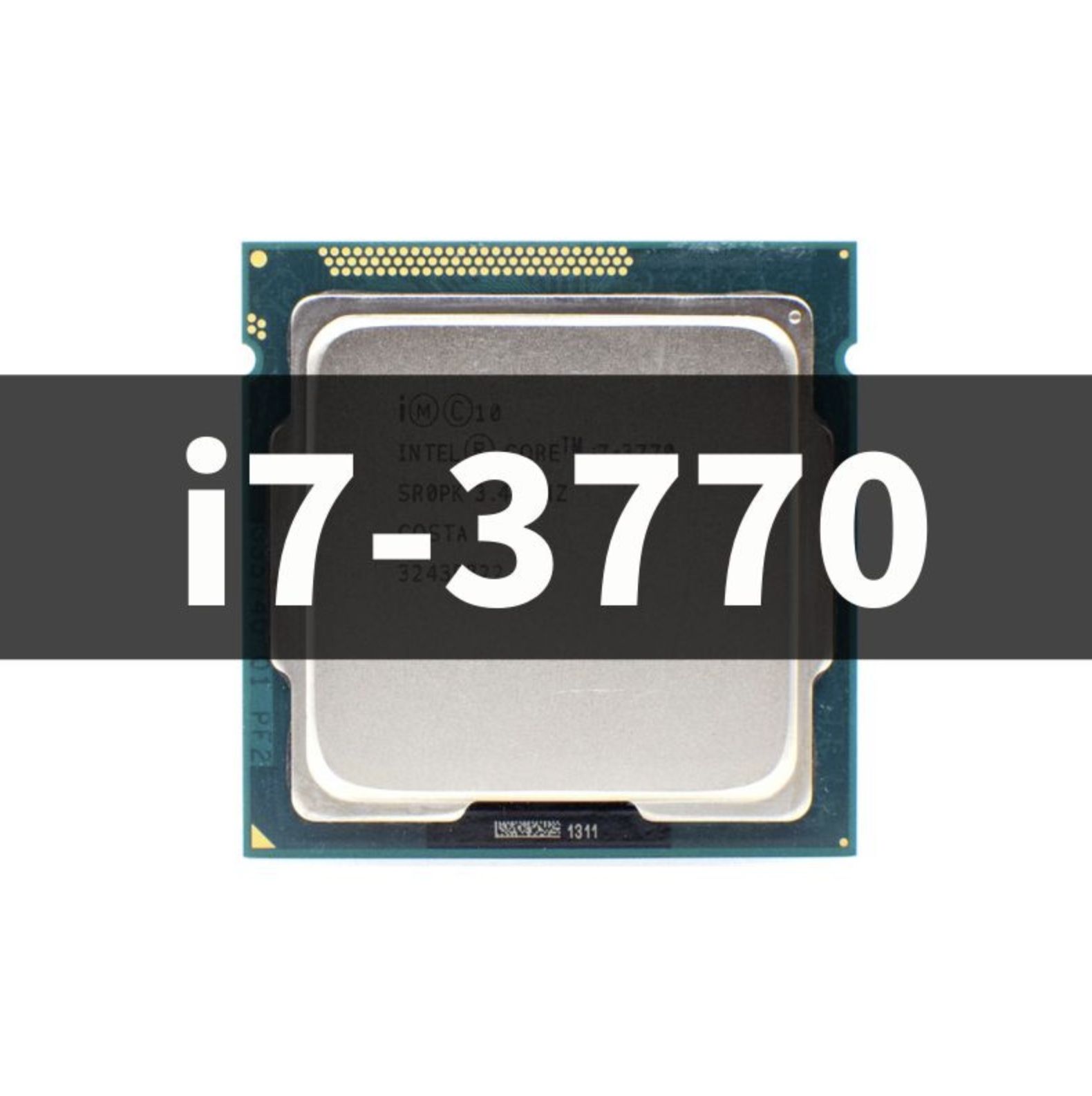 Intel Процессор Core I7 3770 Ivy Bridge LGA1155, 4 x 3400 МГц OEM (без кулера)