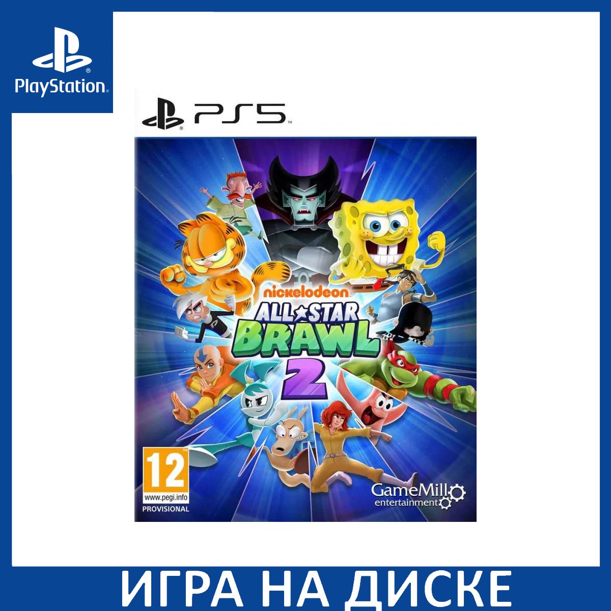 Игра Nickelodeon All-Star Brawl 2 (PlayStation 5, Английская версия) купить  по низкой цене с доставкой в интернет-магазине OZON (1327862813)