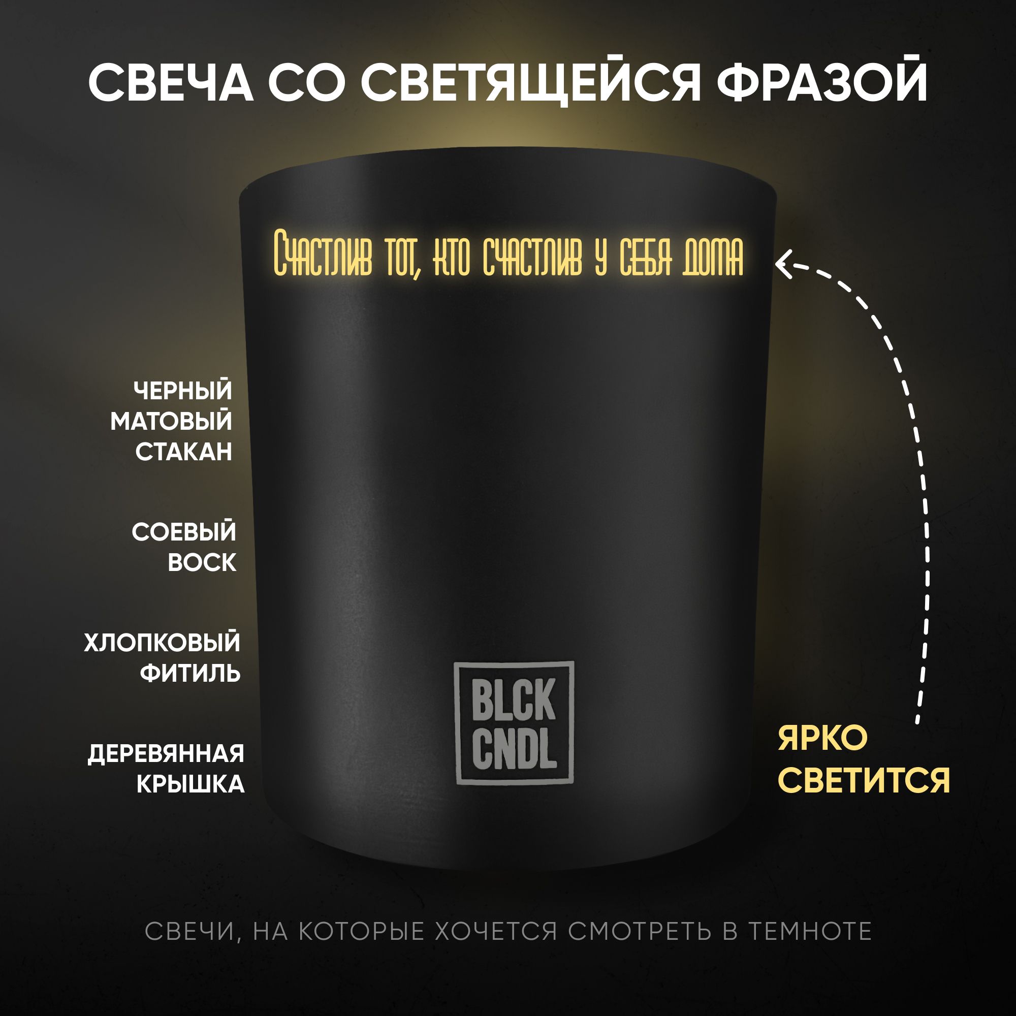 BLCK CNDL Свеча 