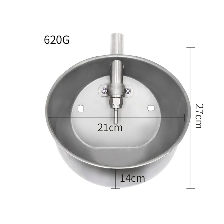 Поилка чашечная d21см для свиней из нержавеющей стали автоматическая
