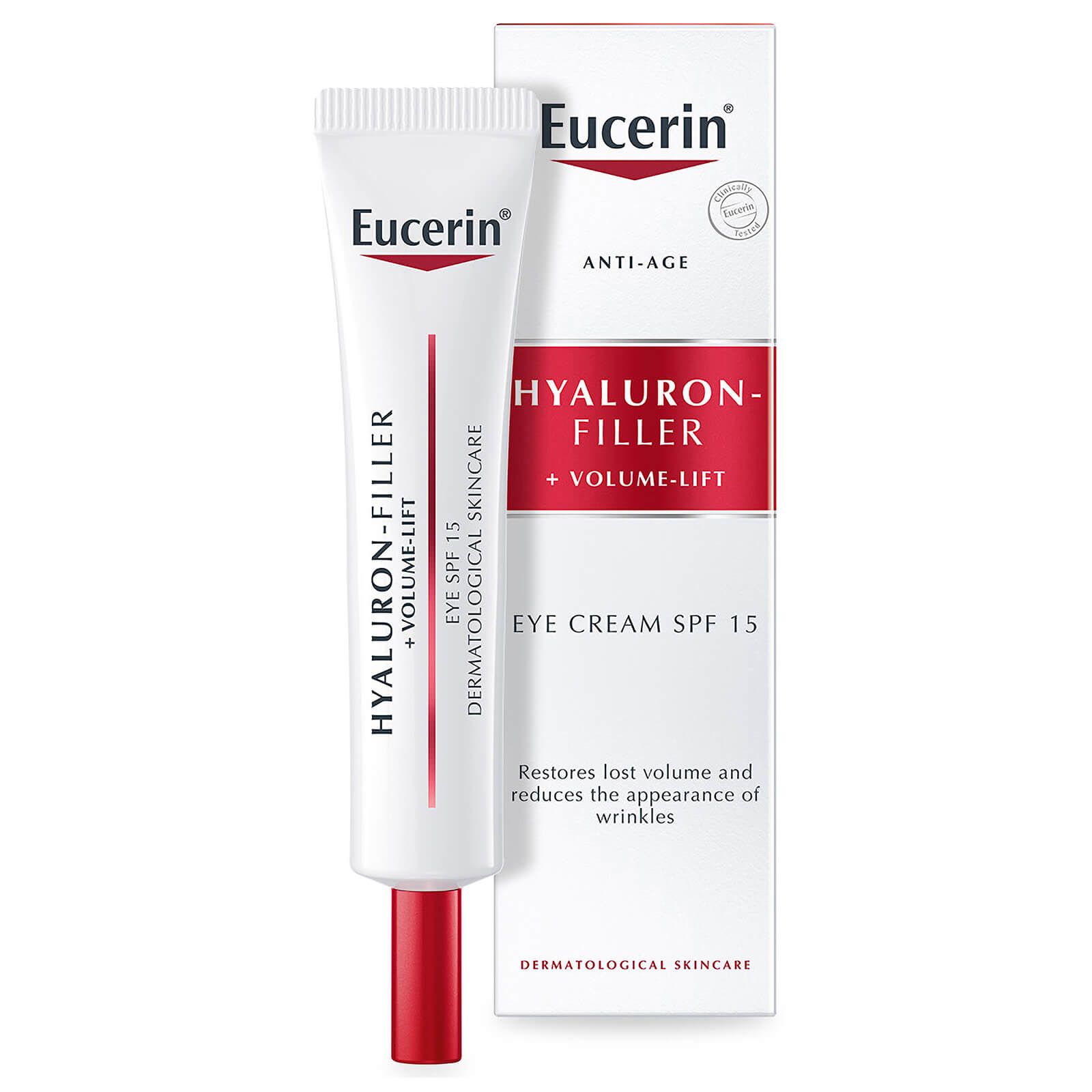 Eucerin Hyaluron-Filler Volume-Lift. Эуцерин крем. Крем Eucerin Hyaluron-Filler для кожи вокруг глаз. Крем Eucerin Hyaluron-Filler + Volume-Lift для кожи вокруг глаз 15 мл.