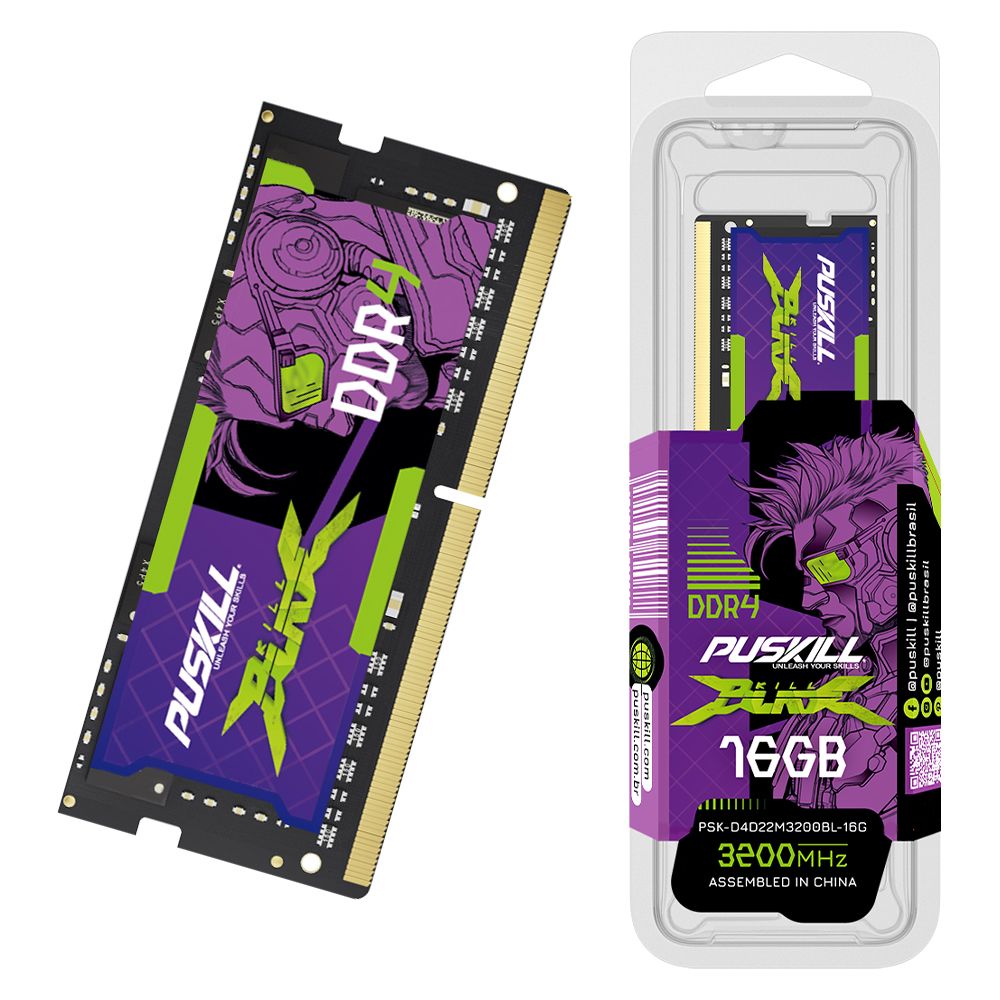 Модуль оперативной памяти PUSKILL DDR4 Notebook Memory16 ГБ (PJ16TFK1GM8) -  купить по выгодной цене в интернет-магазине OZON (1129428685)