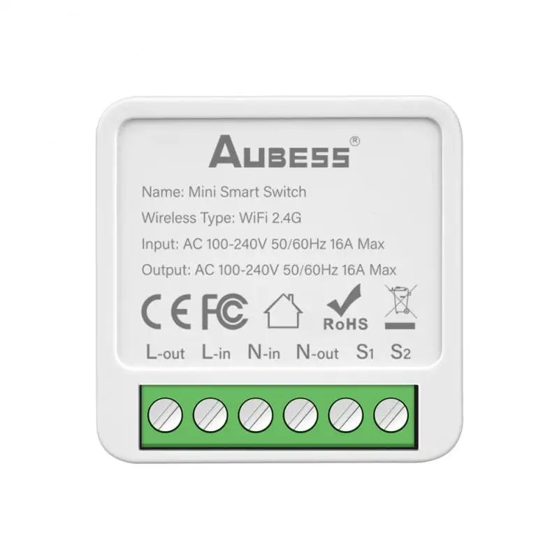 Wi fi реле mini smart switch 16a. Tuya smart реле. aubess умное реле. tuya wifi smart switch mini. умное wi-fi реле mini smart switch tuya aubess 16a.